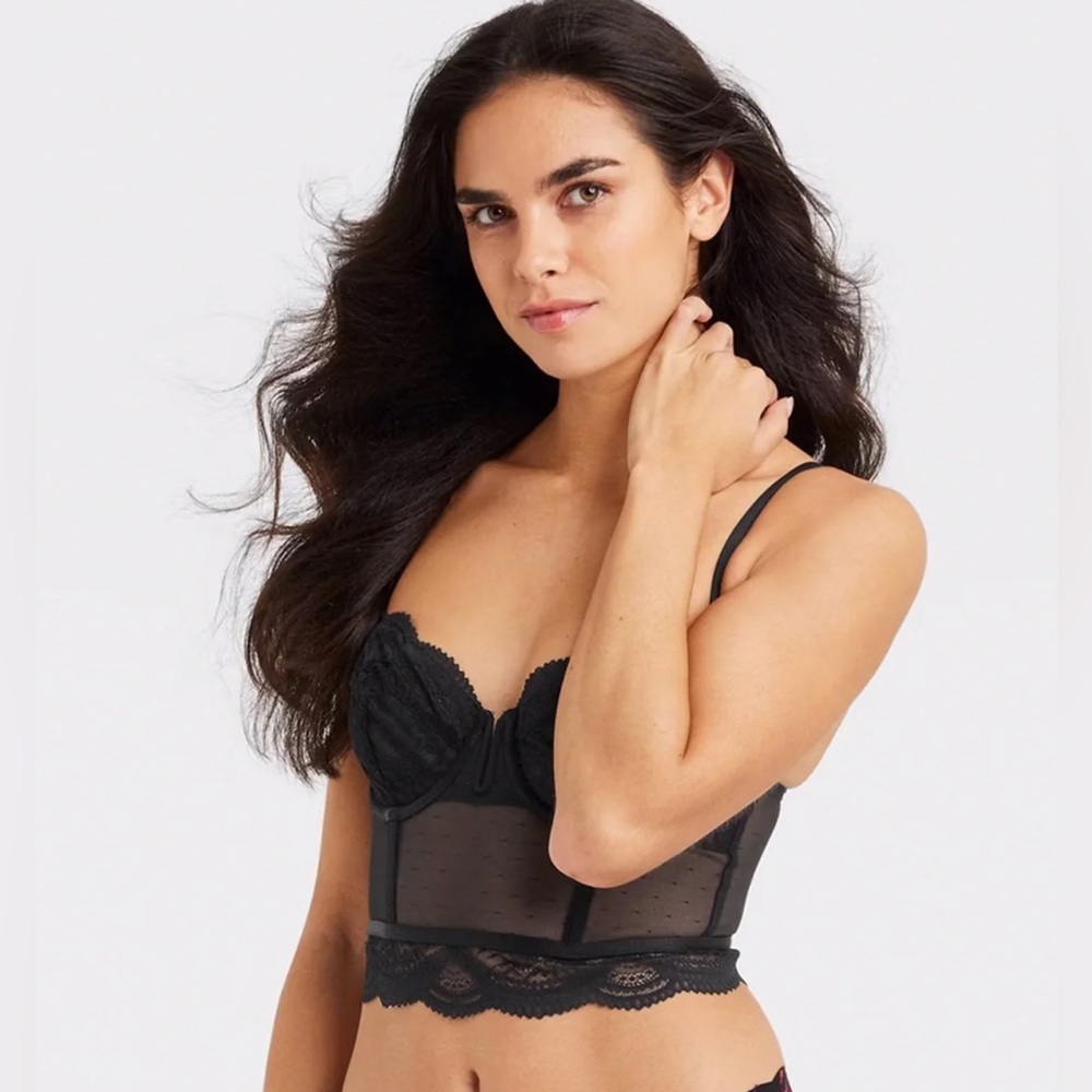 Women’s Auden Black Lace Corset